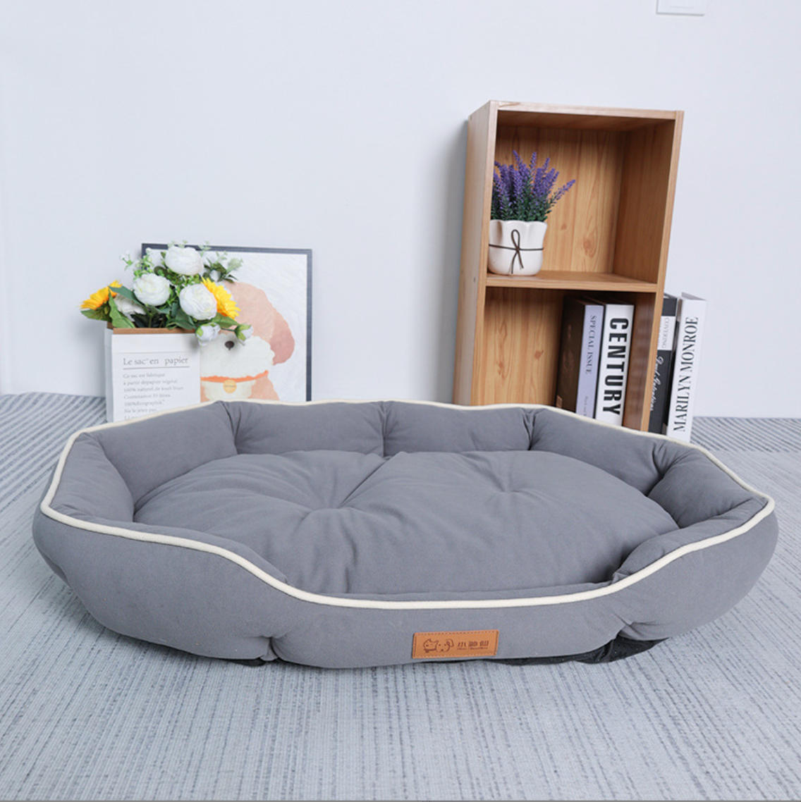 AristoPaws™ - Signature Comfort Oval Dog Bed