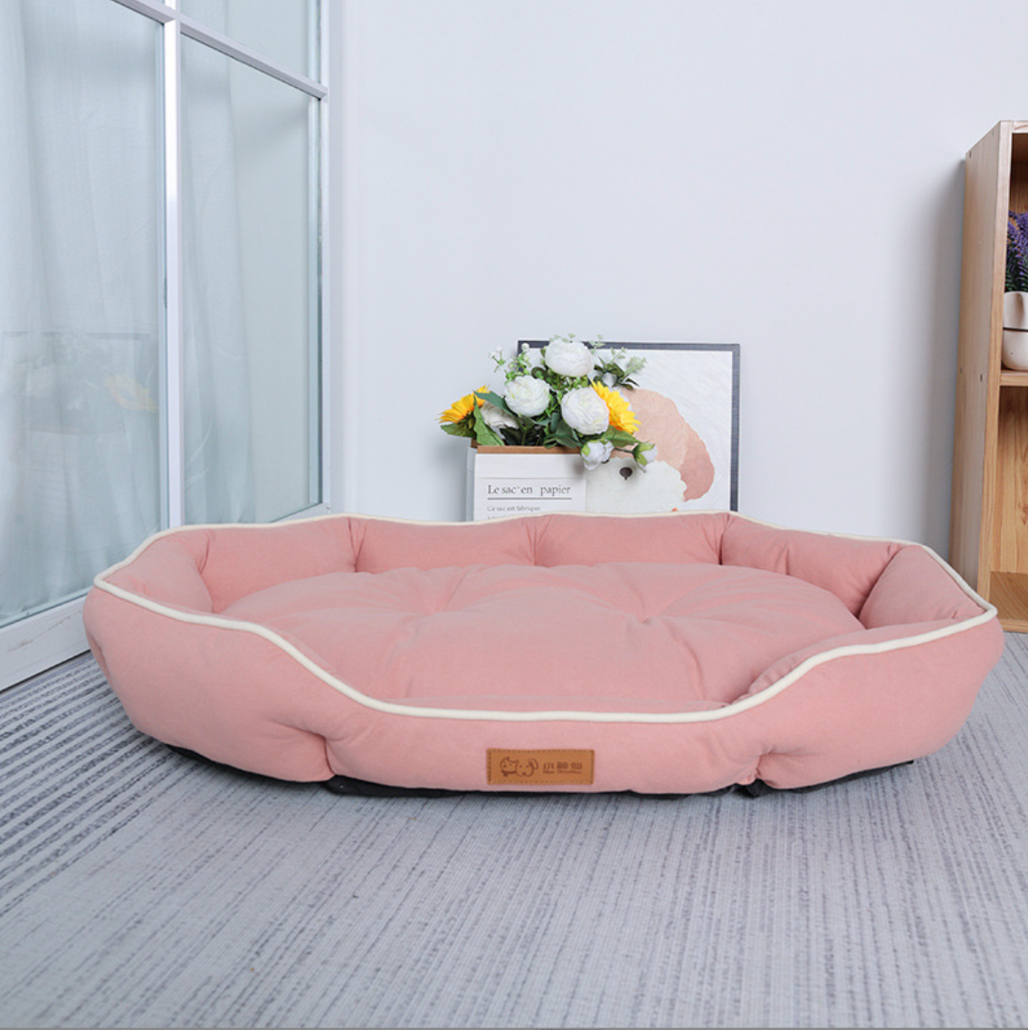 AristoPaws™ - Signature Comfort Oval Dog Bed